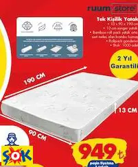 RUUMSTORE TEK KİŞİLİK YATAK